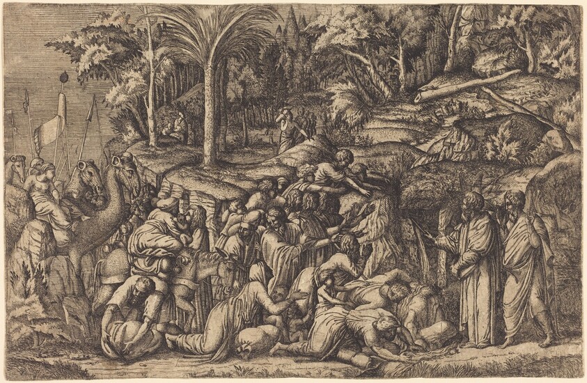 Moses Striking the Rock