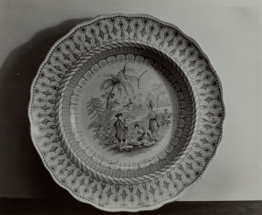 Plate - "Penn's Treaty with the Indians"