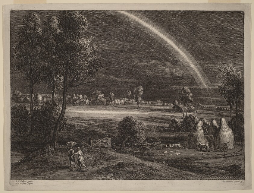 Landscape with a Large Rainbow