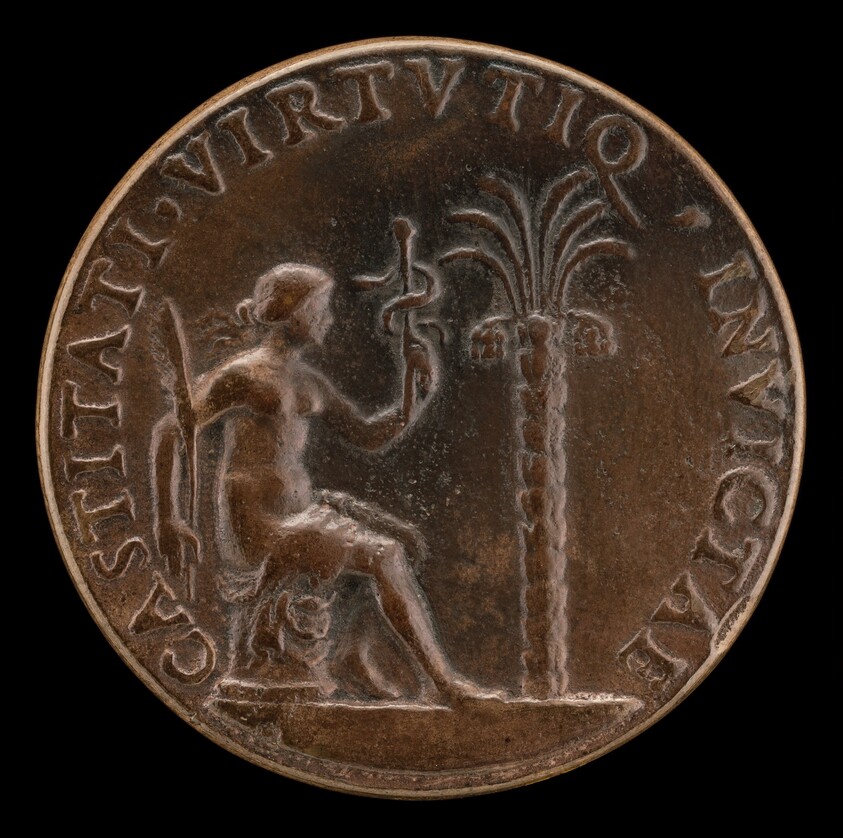 Figure before a Palm Tree [reverse]