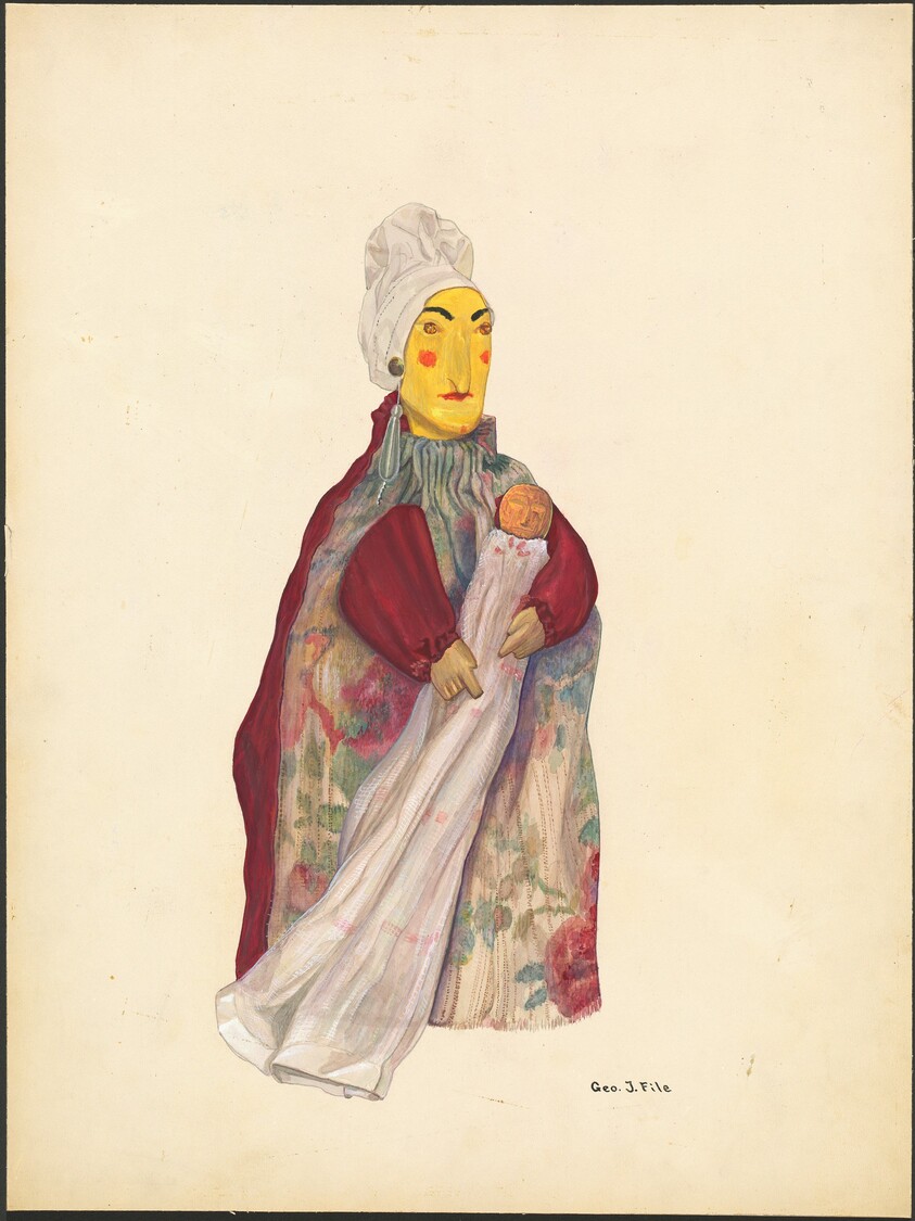 Hand Puppet "Judy" and Child