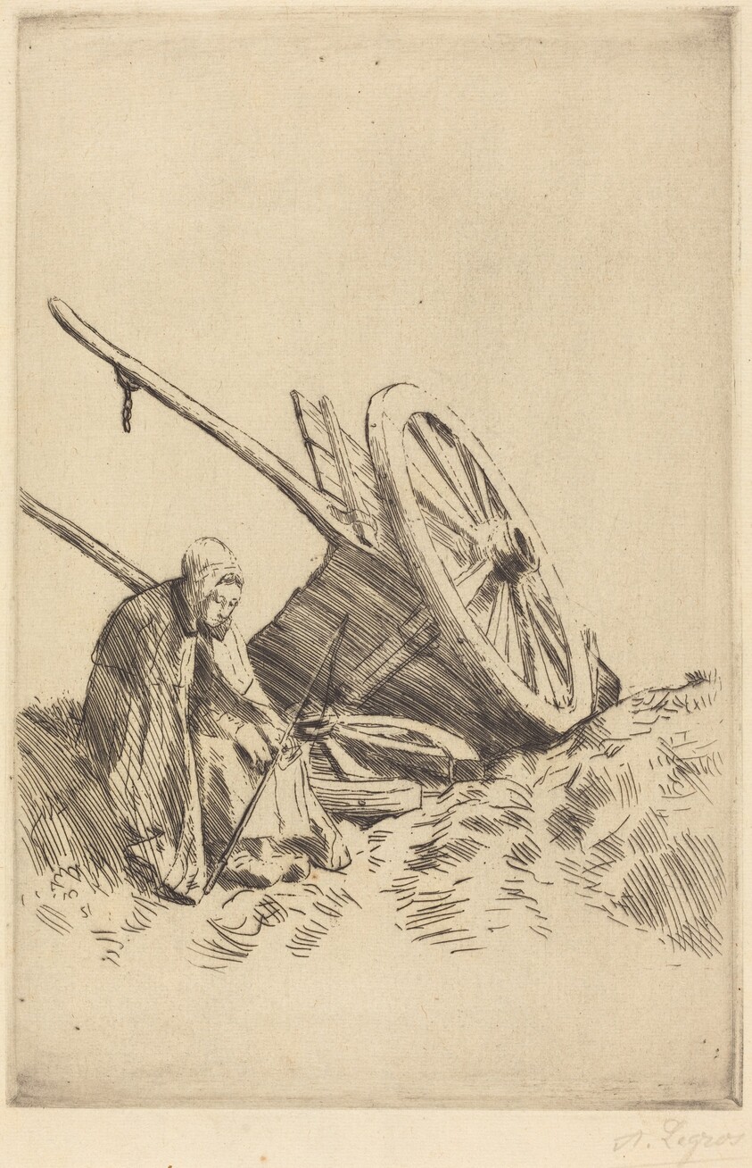 Broken Cart (La charrette brisee)