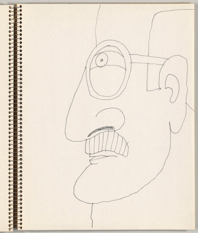 Self-Portrait in Profile