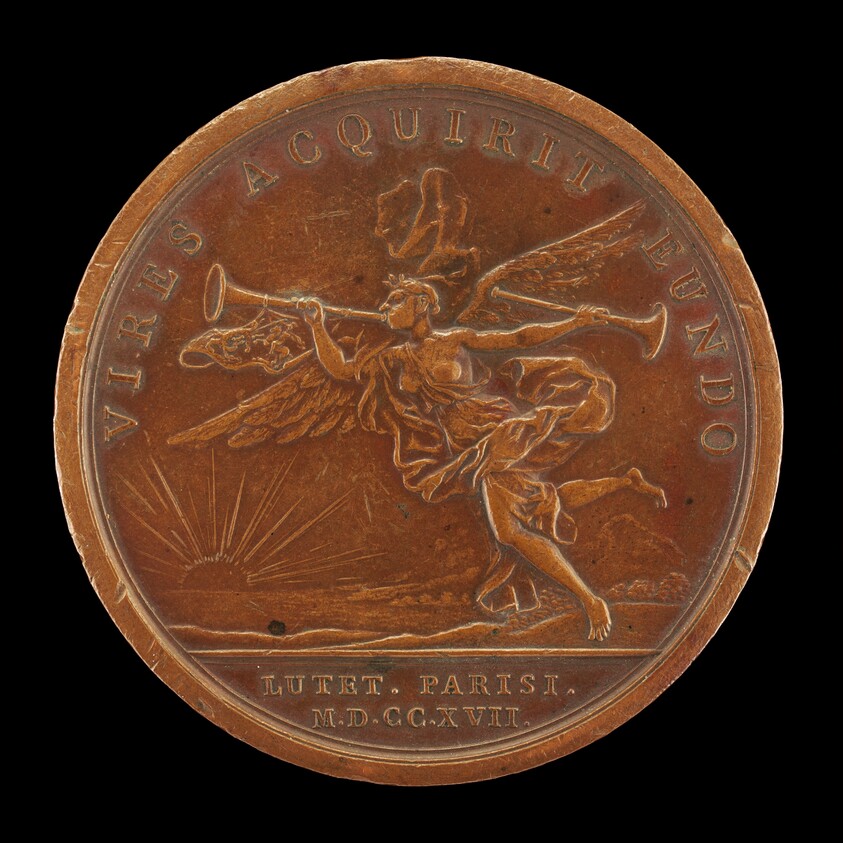 Fame Blowing Her Trumpet [reverse]