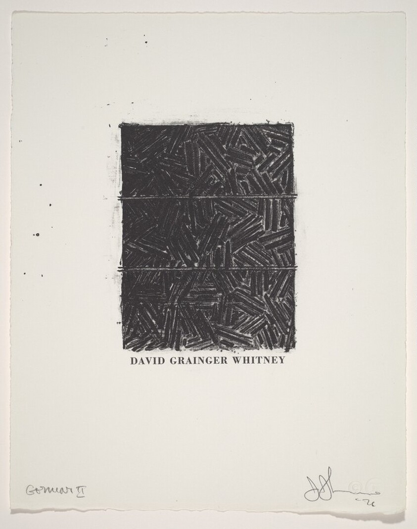 Bookplate for David Grainger Whitney