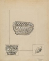 Glass Bowl, Rolland Livingstone, 1935/1942