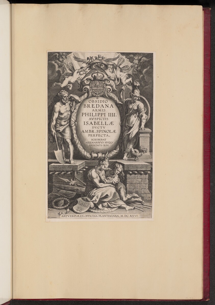 Title Page for Herman Hugo's "Obsidio Bredana"