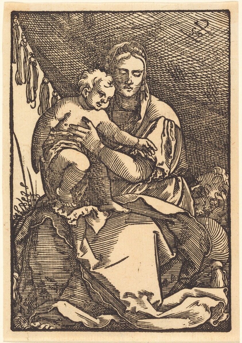 The Holy Family Under a Canopy