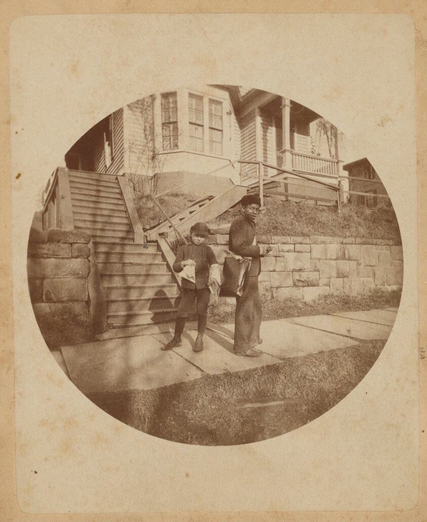 Portrait of Newspaper Boys