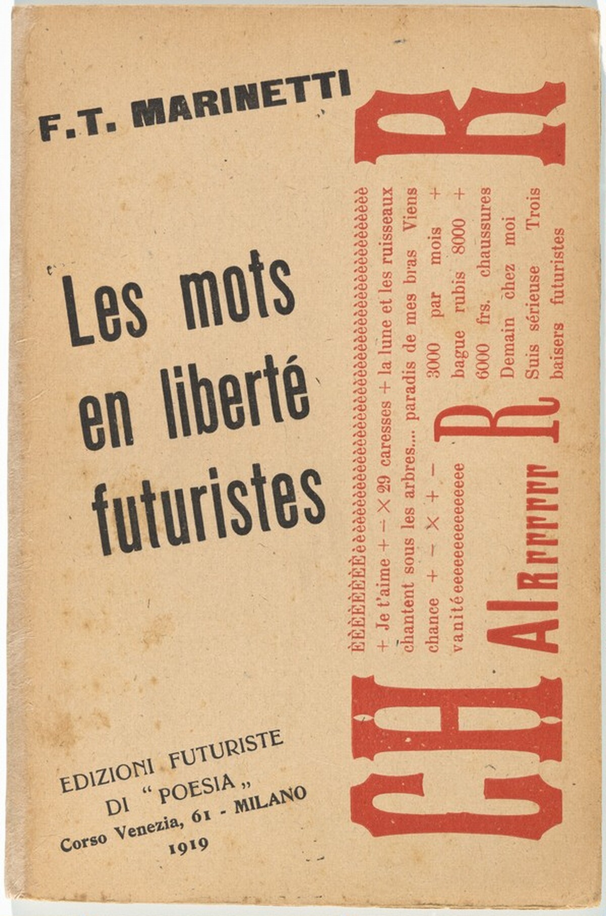 Les mots en liberté futuristes