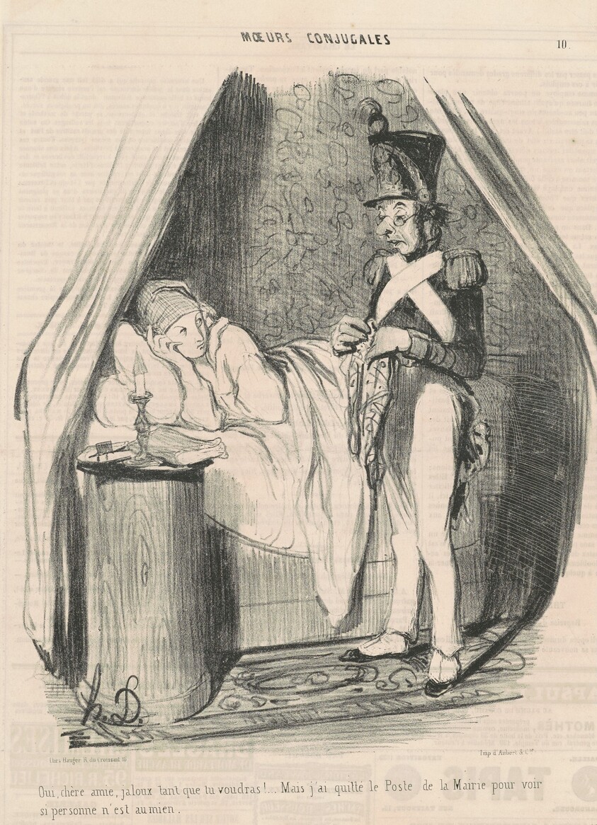 Oui, chère amie, jaloux tant que tu voudras!...