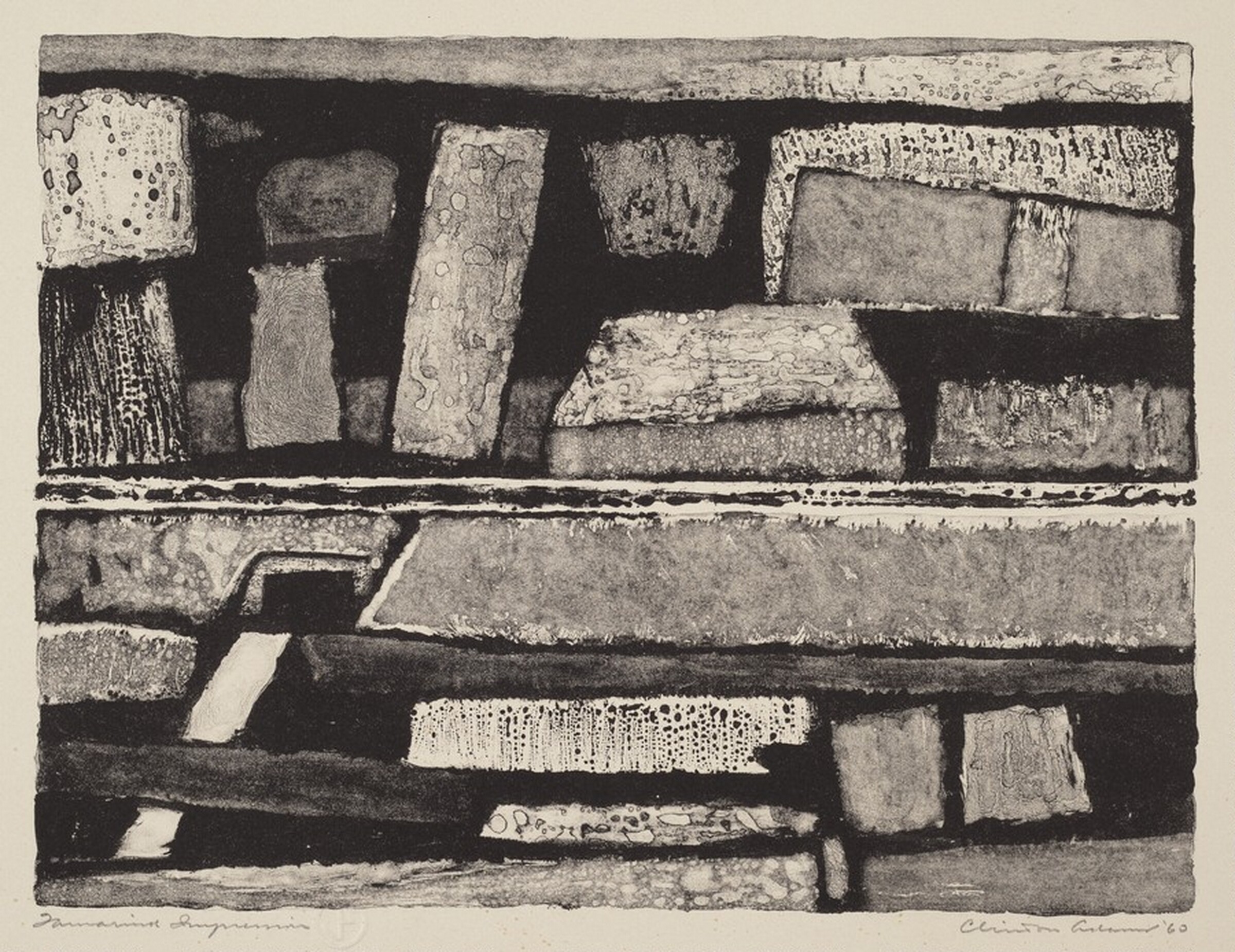 Broken Land I, Clinton Adams, 1960