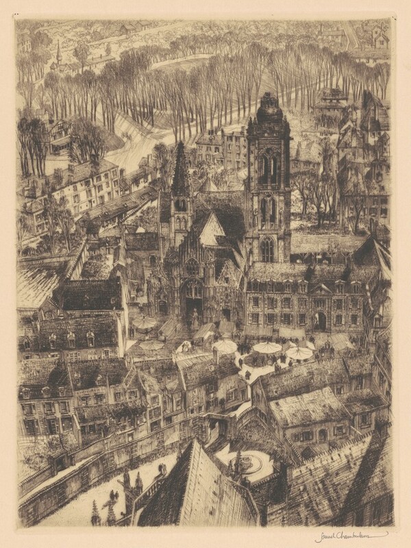 Early Morning Market, Senlis