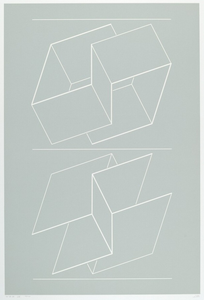 WEG X from White Embossings on Gray