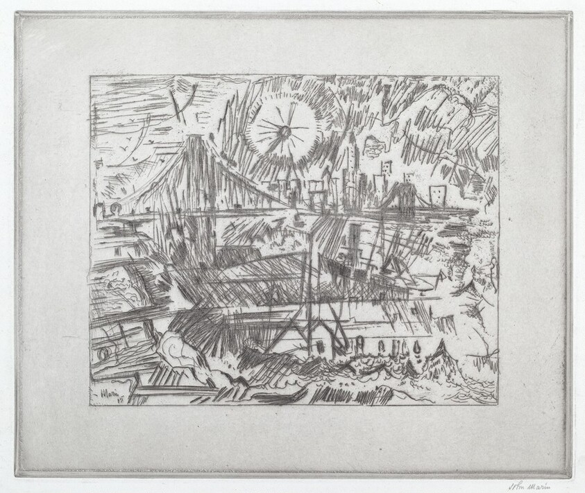 Brooklyn Bridge from Brooklyn (The Sun)