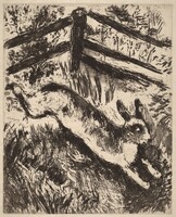 The Hare and the Frogs, Marc Chagall, 1927/1930