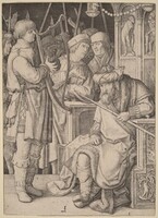 David Playing the Harp before Saul, Lucas van Leyden, c. 1508