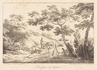 La piece en batterie, Horace Vernet, 1817