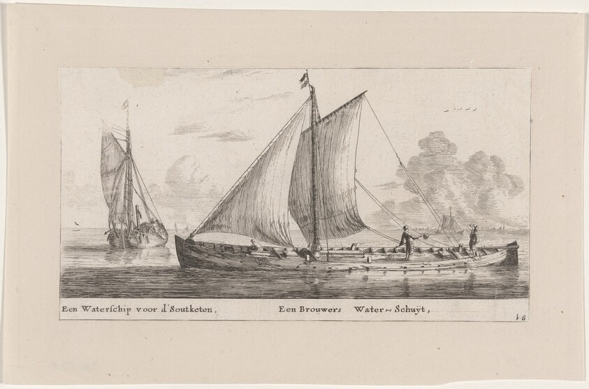 A "Watership" Carrying Water for the Salt Works and Another One Carrying Water for the Breweries