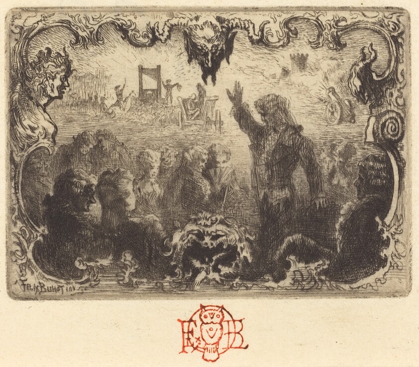 Jacques Cazotte's "Le Diable amoureux" (3rd vignette)