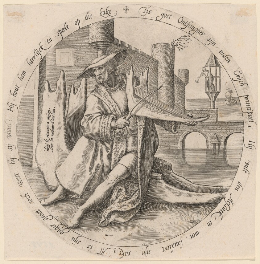 The Rich Man Playing Violin on a Jaw Bone