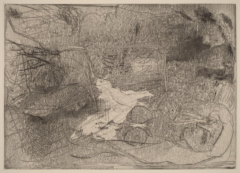 Sheet of Studies. Seated Woman and Heads of Women (Feuille d'études. Femme assise et têtes des femmes)