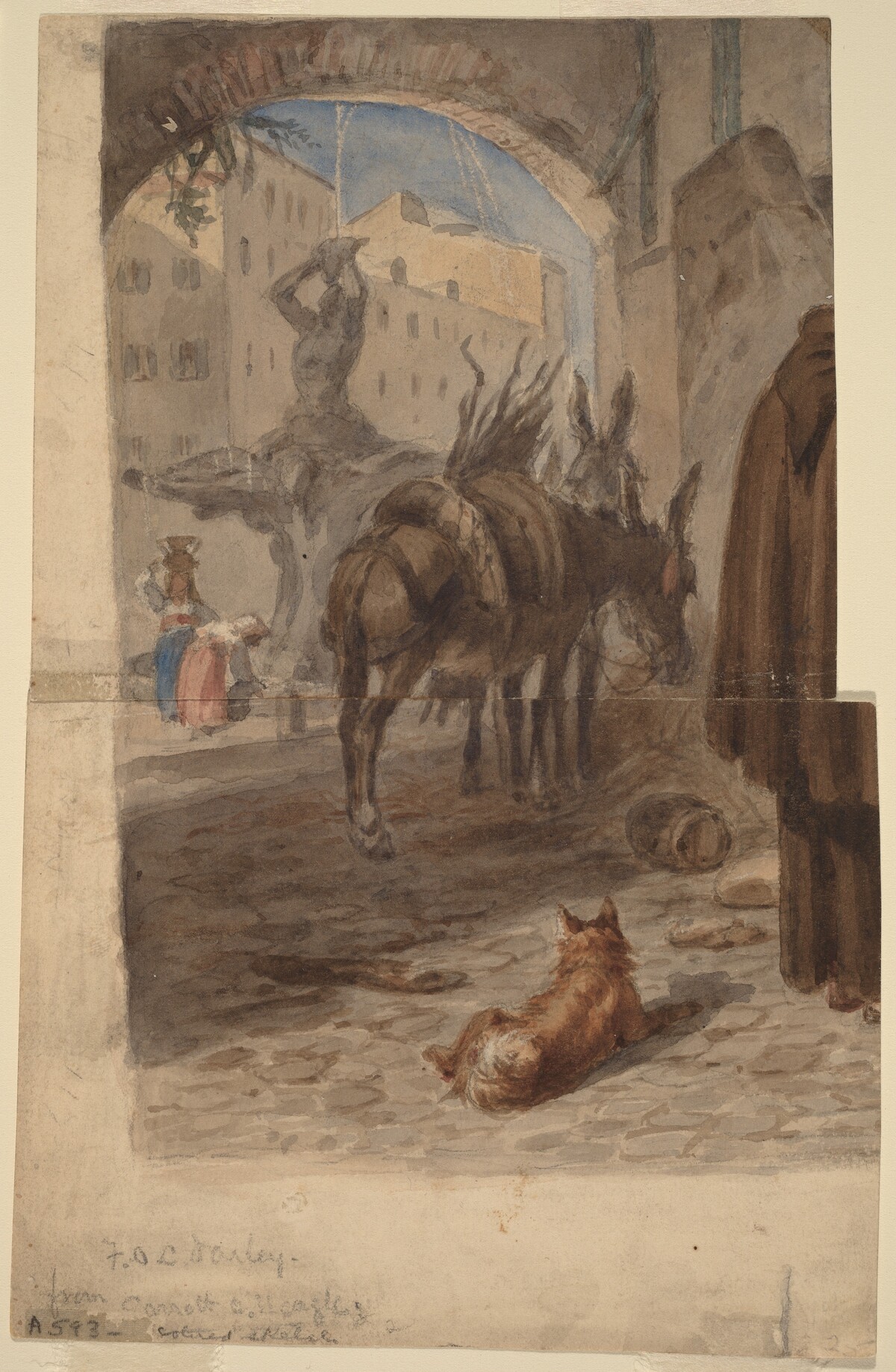 Bernini Fountain, Rome [recto]