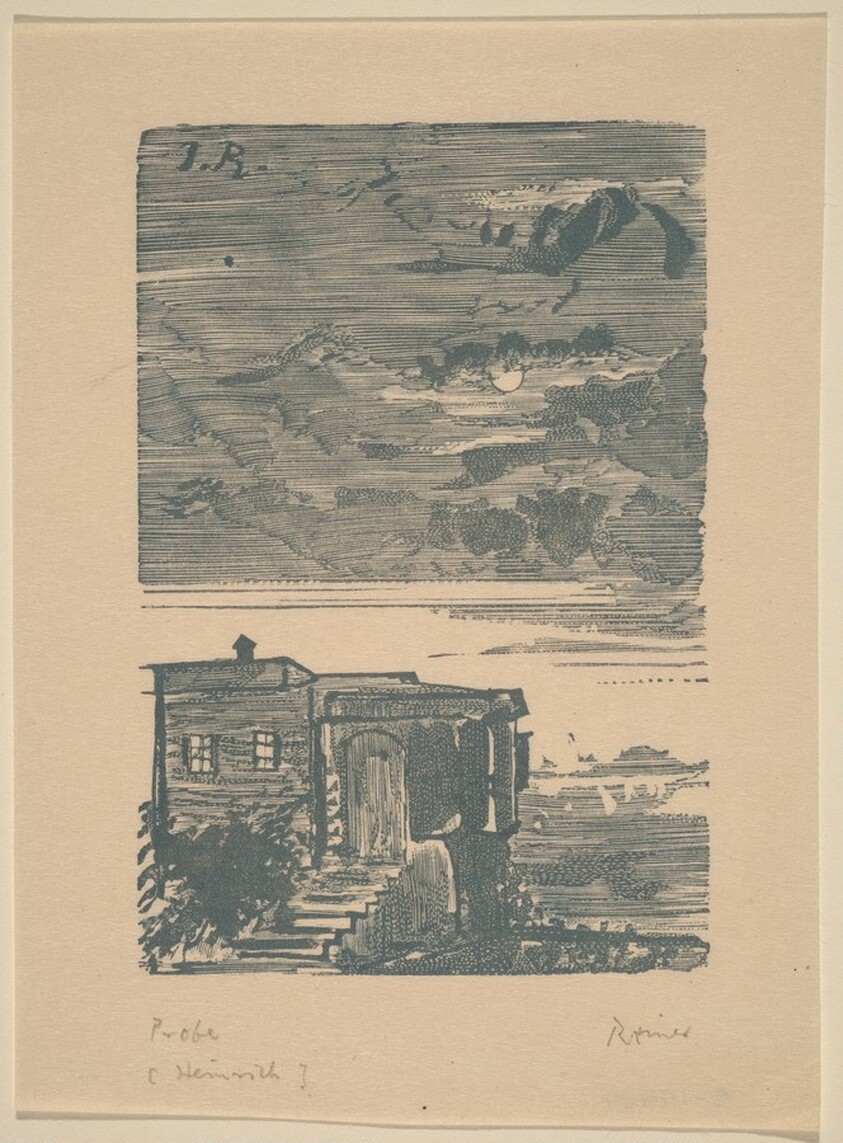 Illustration to Novalis, "Heinrich von Ofterdingen"