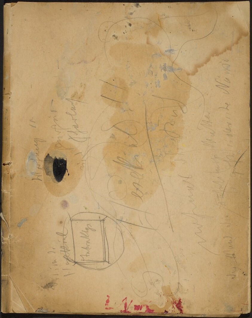 Skizze mit Bezeichnung (Sketch with Notations) [p. 1]