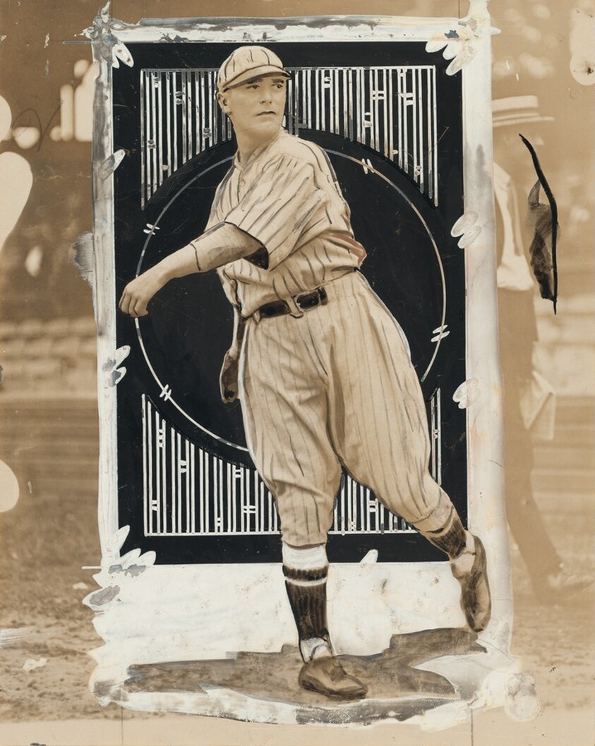 Title from caption on object: “Eddie Lepard Has Worked Four Ball Games against the Orioles This Year...”