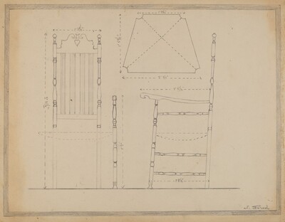 Drawing of Chair