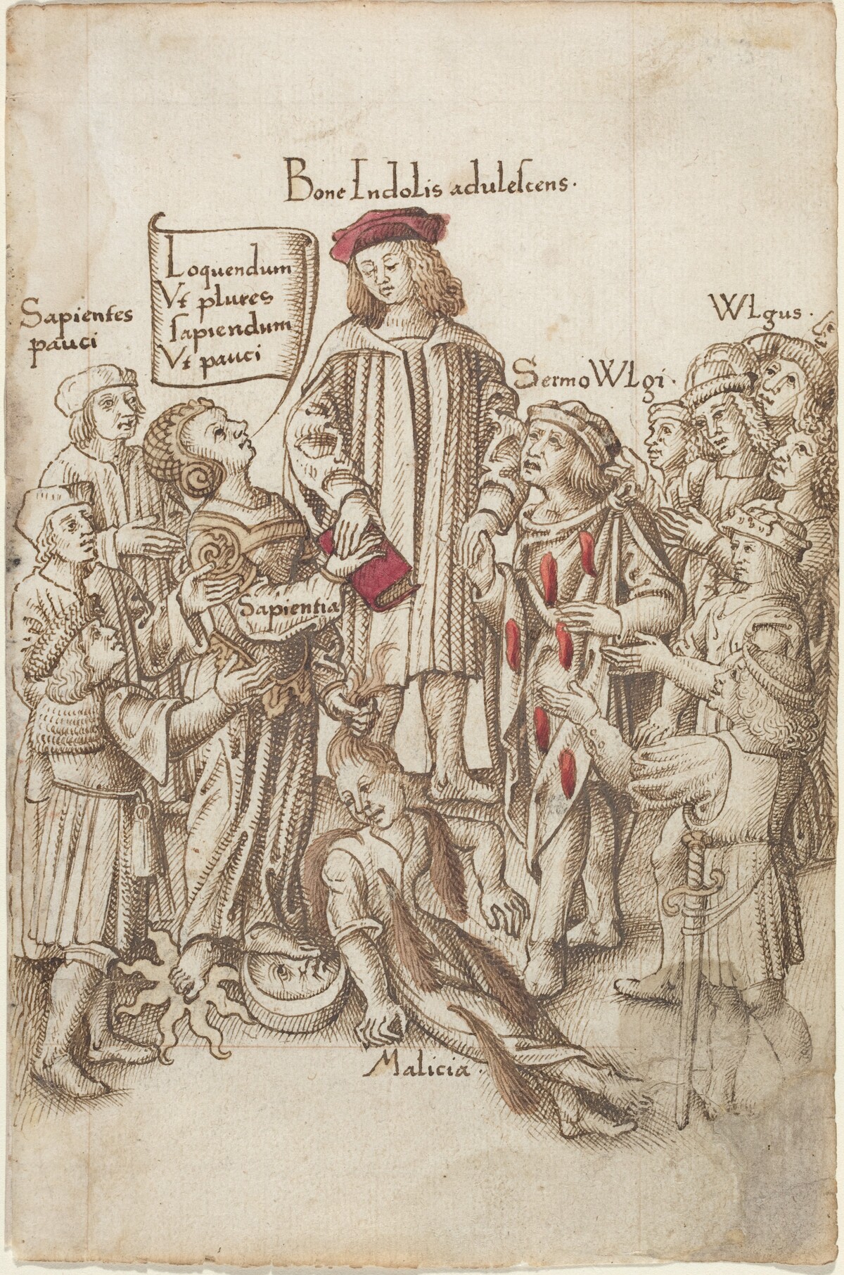 "Do Not Walk outside the Public Highway" [fol. 35 recto]