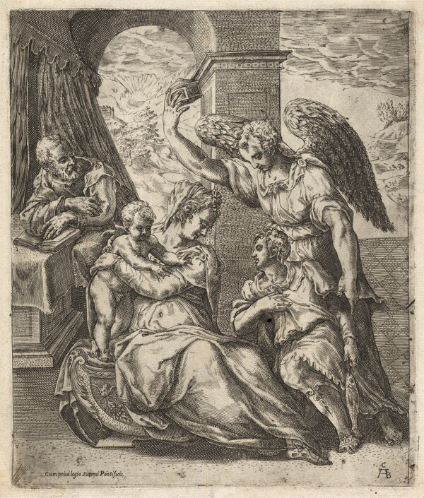The Holy Family with Tobias and the Angel