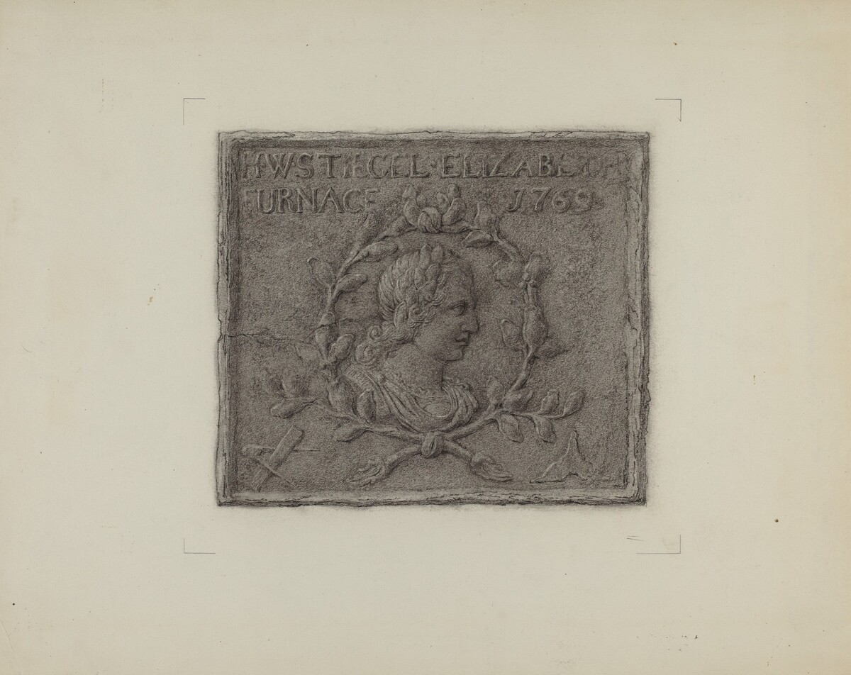 Pa. German Stove Plate