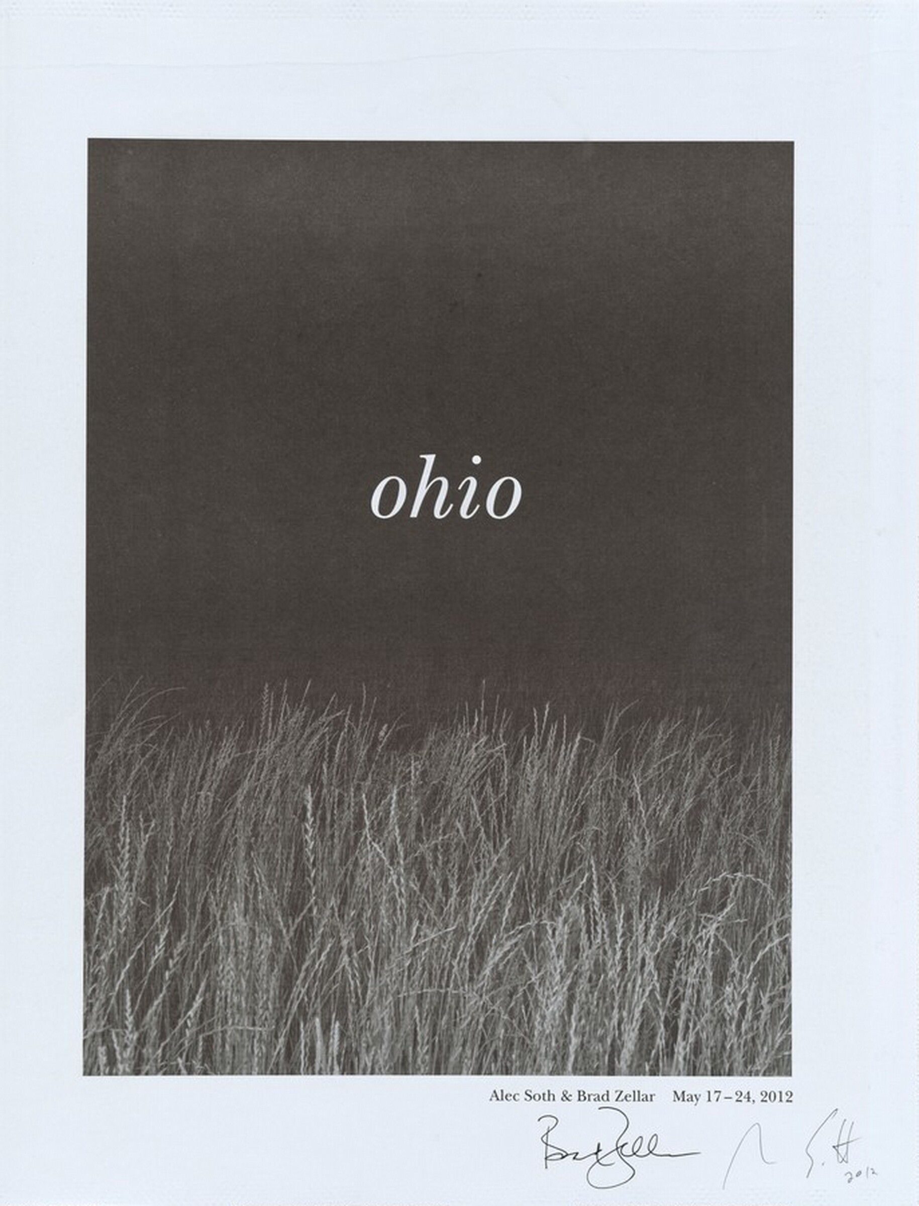 Dispatch No. 1: OHIO, Alec Soth, May 17-24, 2012