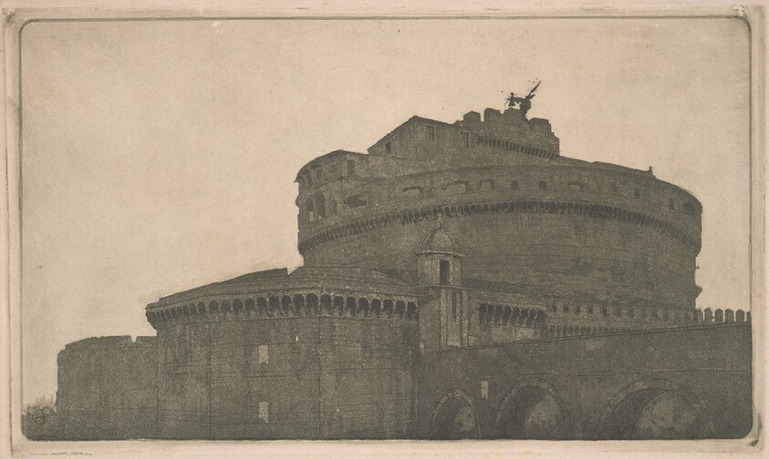 Castel Sant' Angelo with a Stormy Sky