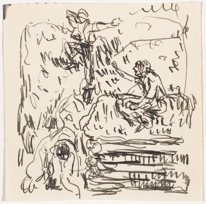 Peer Gynt, End of Act I, Sketch