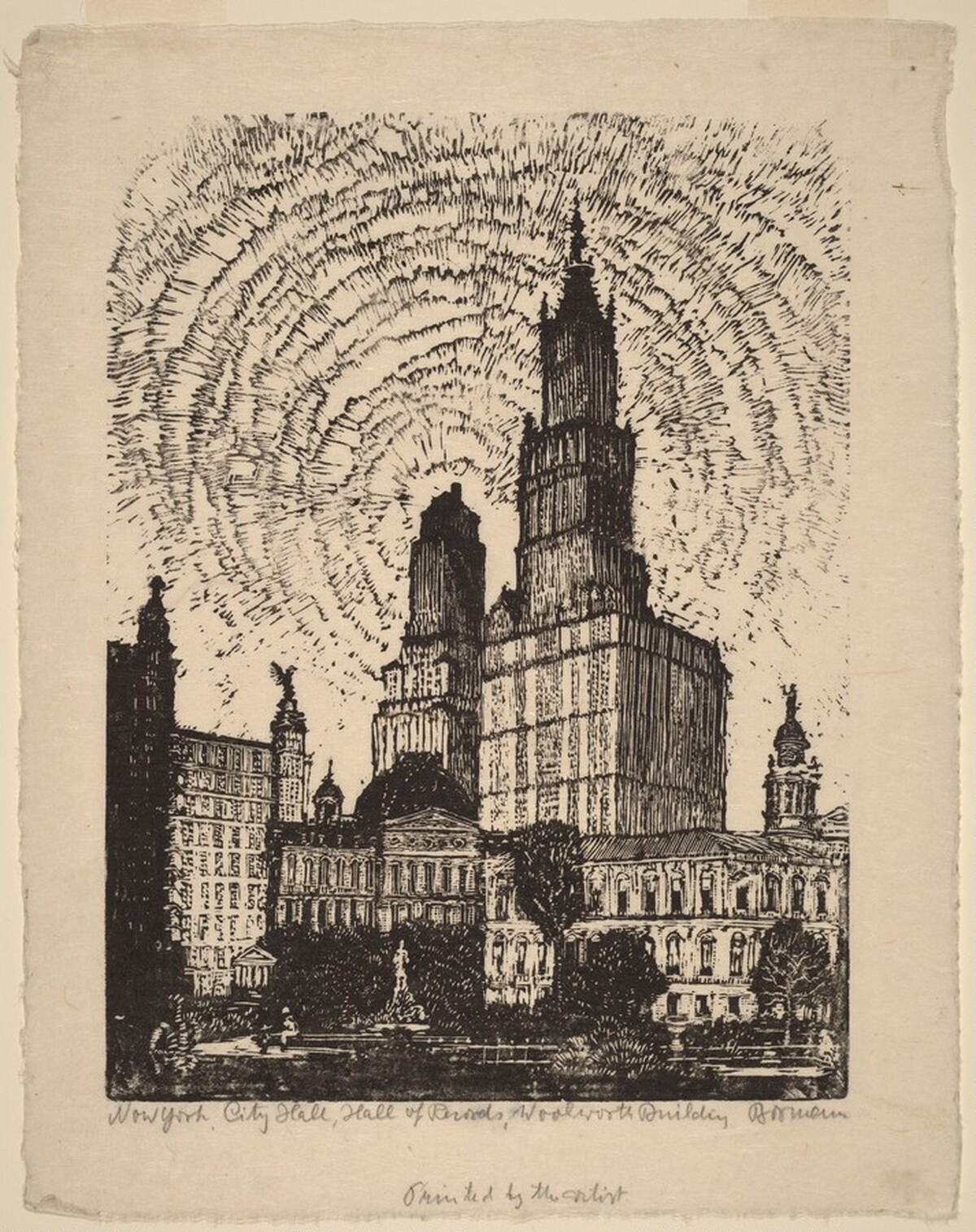 New York City, Hall of Records, Woolworth Building