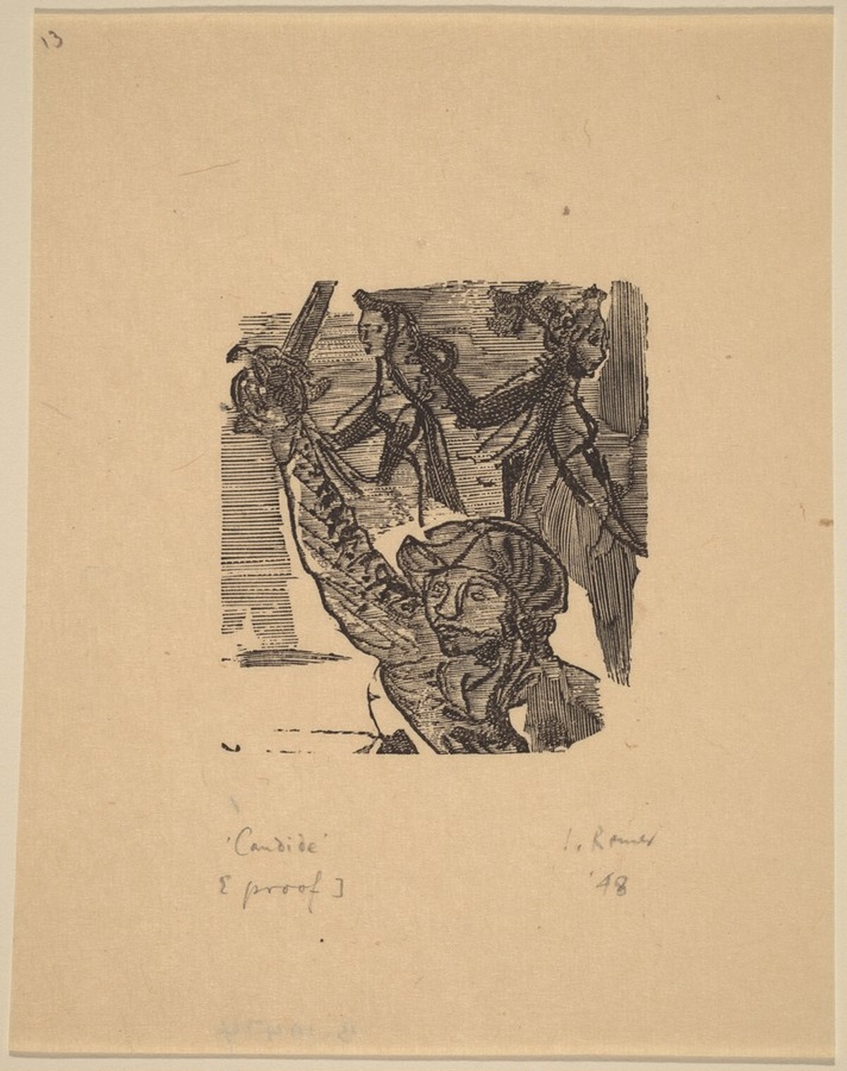 Illustration to Voltaire, "Candide"