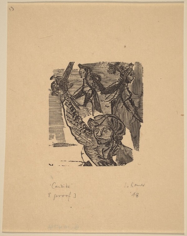 Illustration to Voltaire, "Candide"