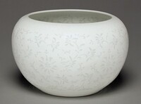 Bowl with "Rice Grain" Decoration, Chinese Qing Dynasty, probably Qianlong period, 1736/1795