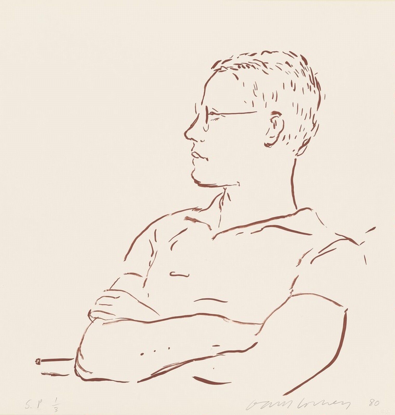 James [special proof], David Hockney, 1980, published 1995