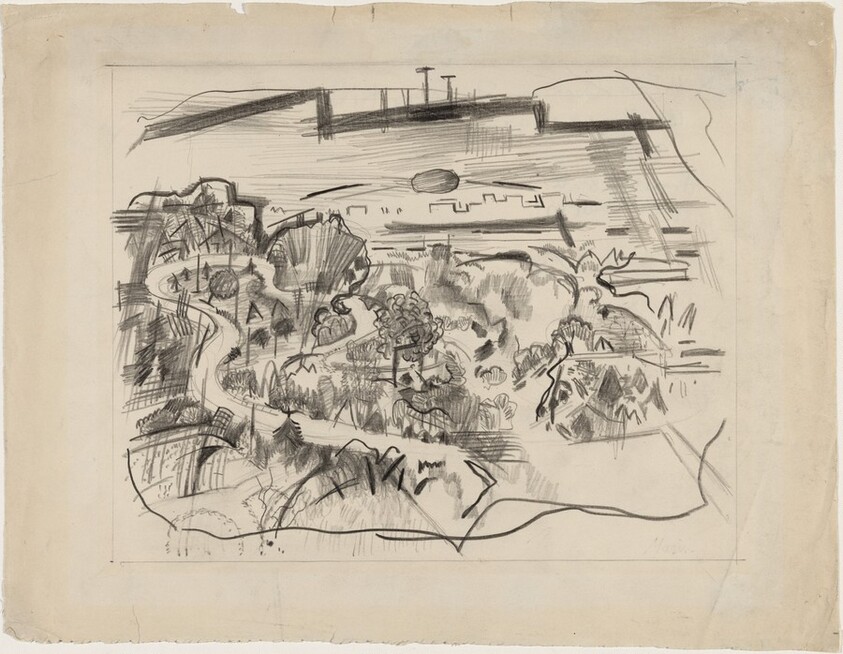 New York from Dyckman Street Ferry Hill No. 1