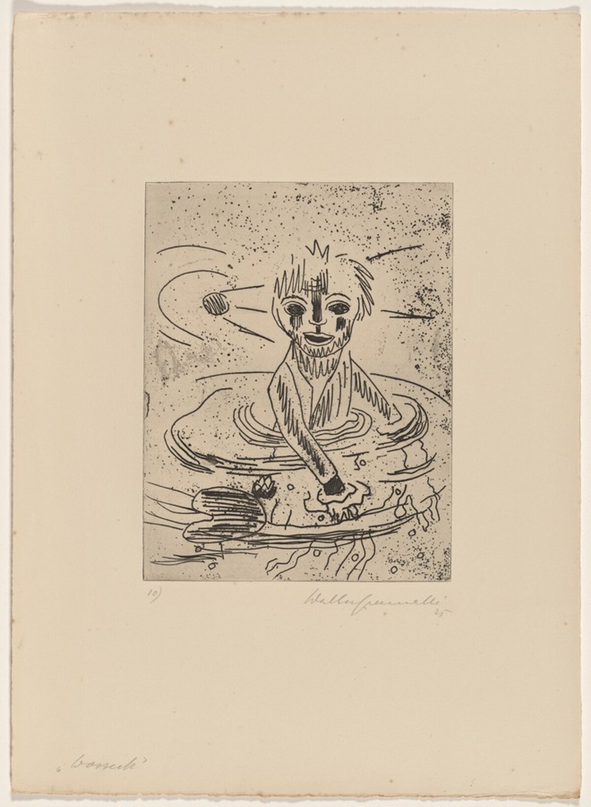 Wozzeck Enters the Pond