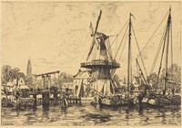 A Haarlem, Maxime Lalanne, 1877