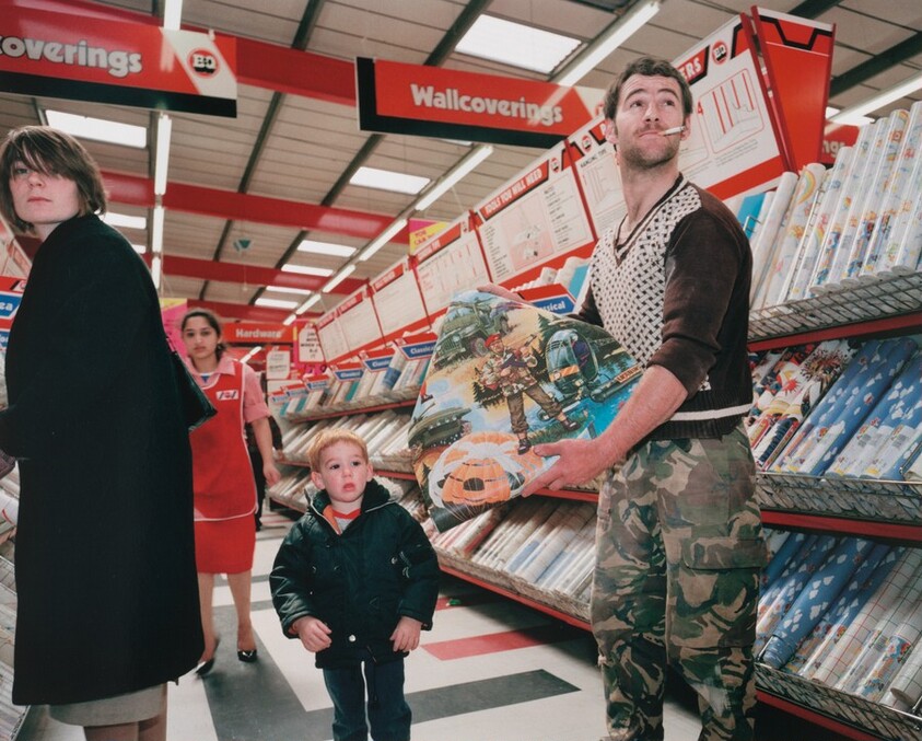 Army Wallpaper, B&Q Store, Newport South Wales