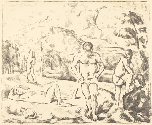 The Bathers (Large Plate)