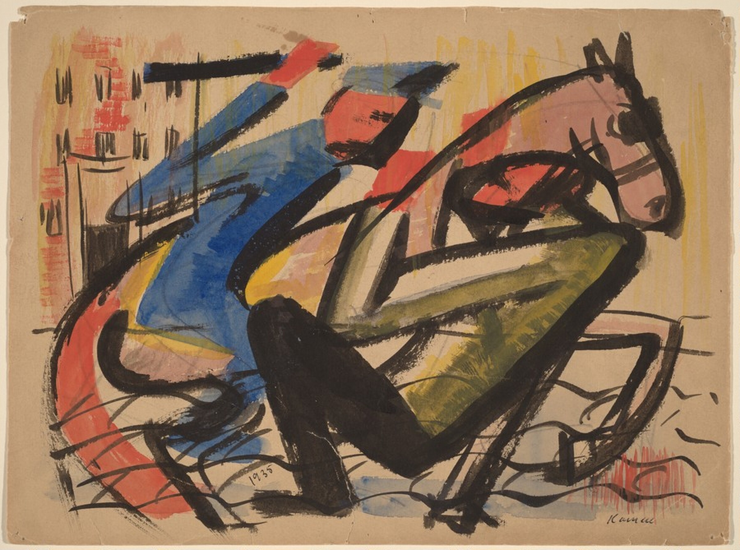 Striker, Jacob Kainen, 1935