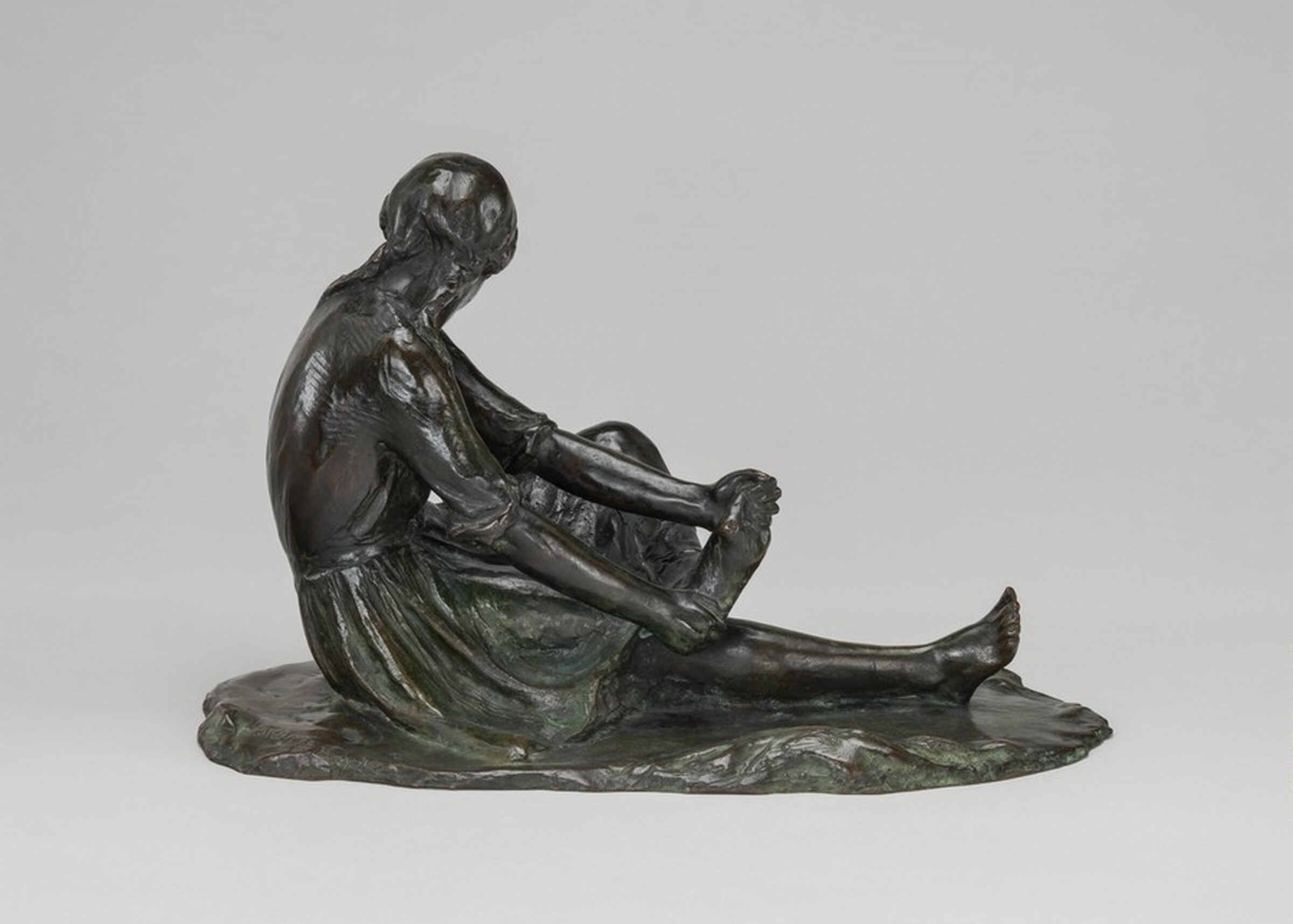 Girl Seated (from the Wading series), Abastenia St. Leger Eberle, model 1911, cast 1913 or later