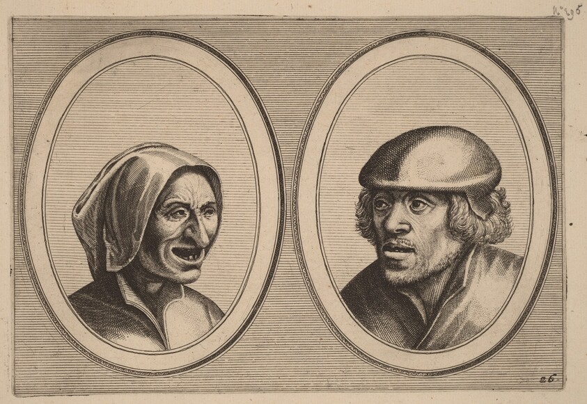 "Vrouw Verneem-al" and "Hans de Pluym-strijcker"